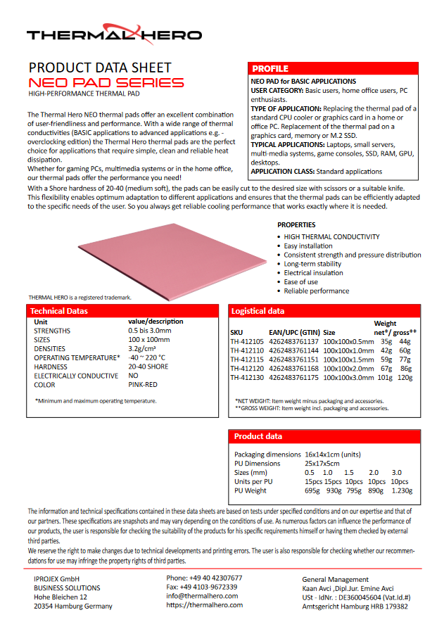 NEO Thermal Pad